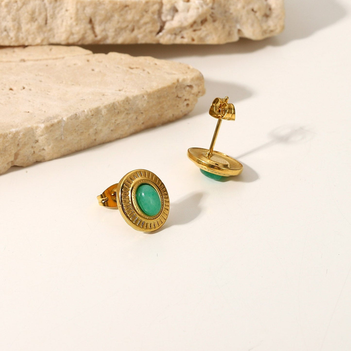 Turquoise Blast Stud Earrings