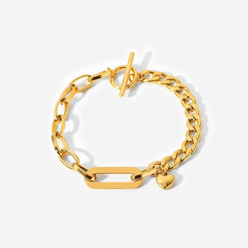 Geometric Chain Bracelets