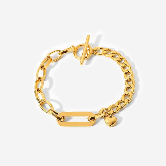 Geometric Chain Bracelets