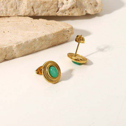 Turquoise Blast Stud Earrings