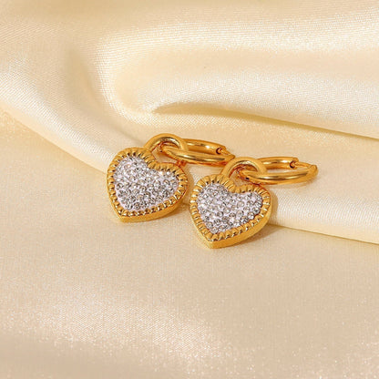 Trendy White Earrings