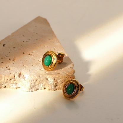 Turquoise Blast Stud Earrings