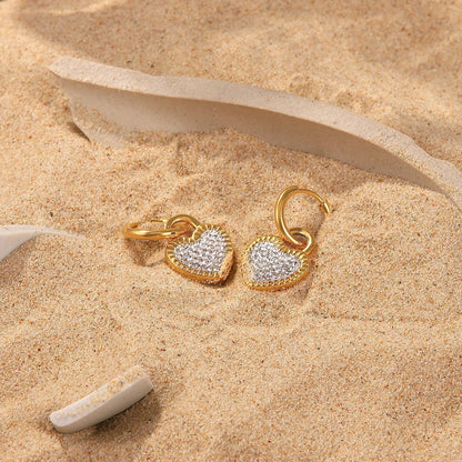 Trendy White Earrings