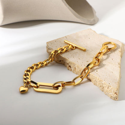 Geometric Chain Bracelets