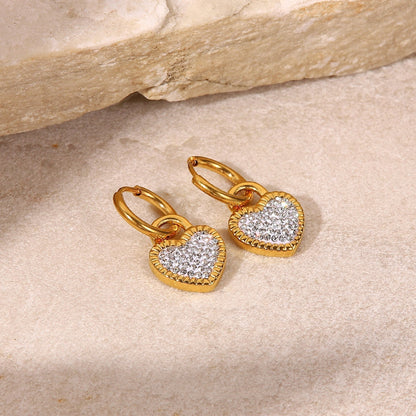 Trendy White Earrings