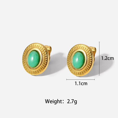Turquoise Blast Stud Earrings
