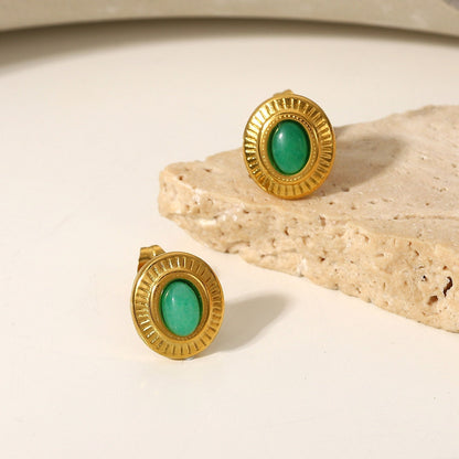 Turquoise Blast Stud Earrings