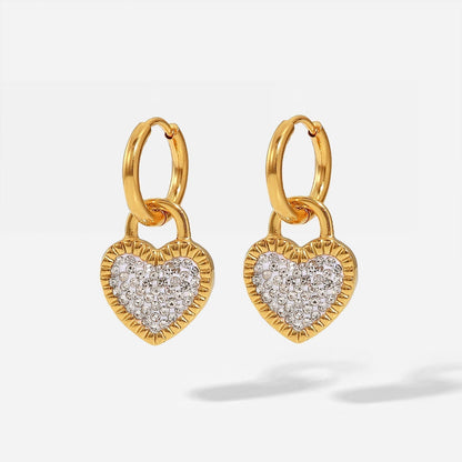 Trendy White Earrings