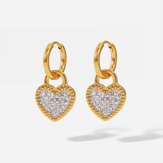 Trendy White Earrings