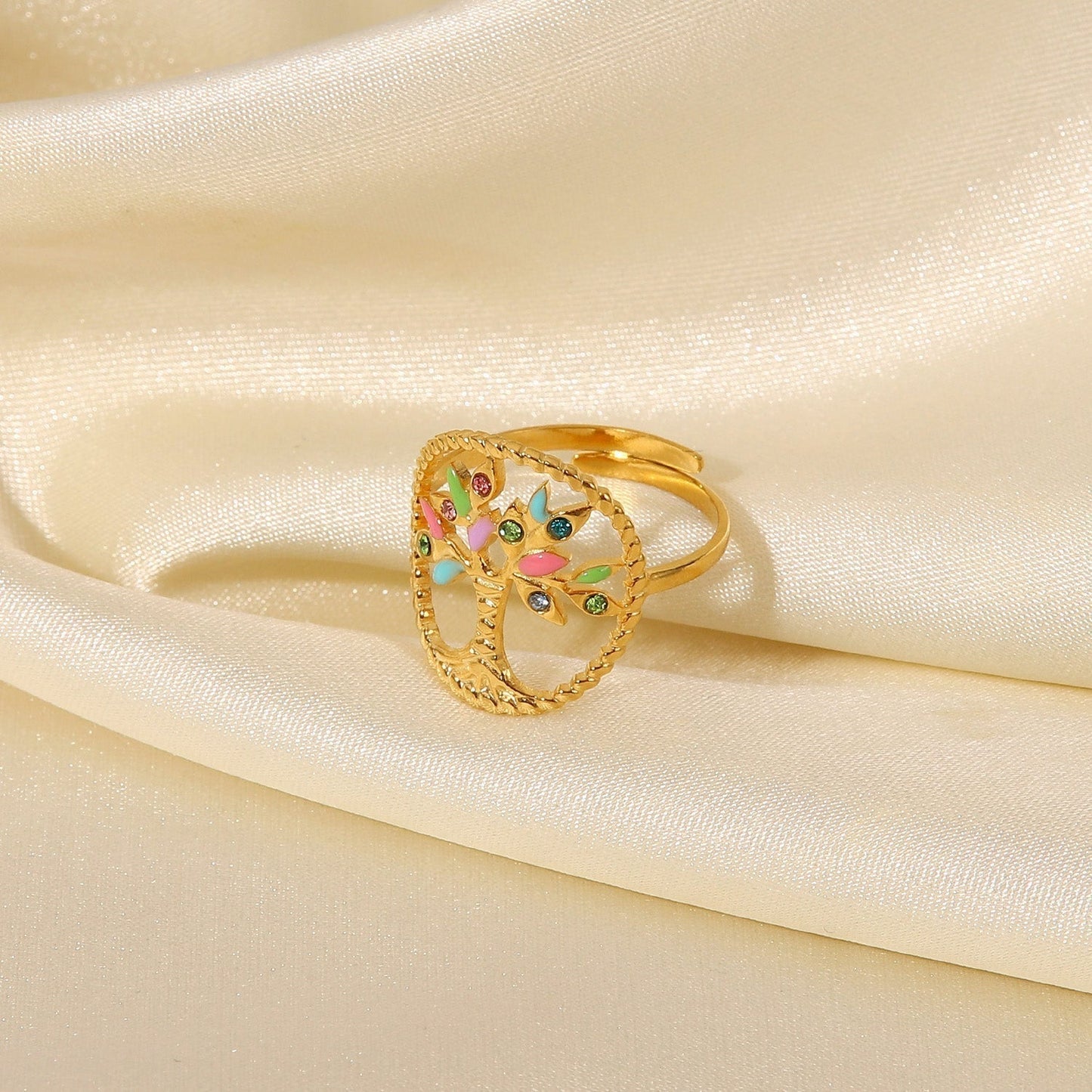 Flamboyant Colorful Ring