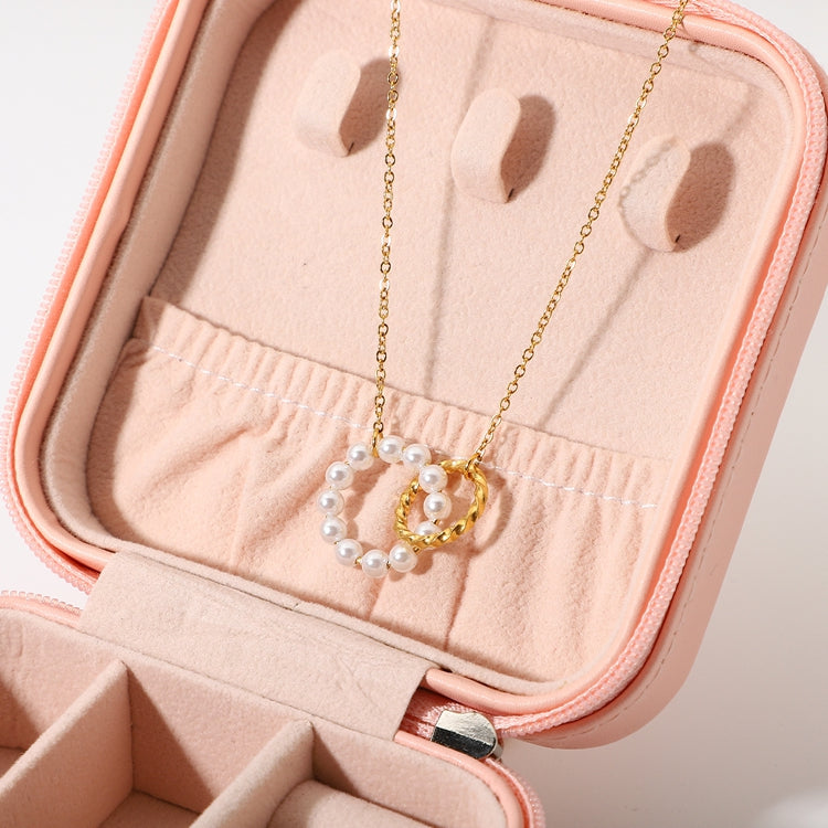 Double Circle Necklace