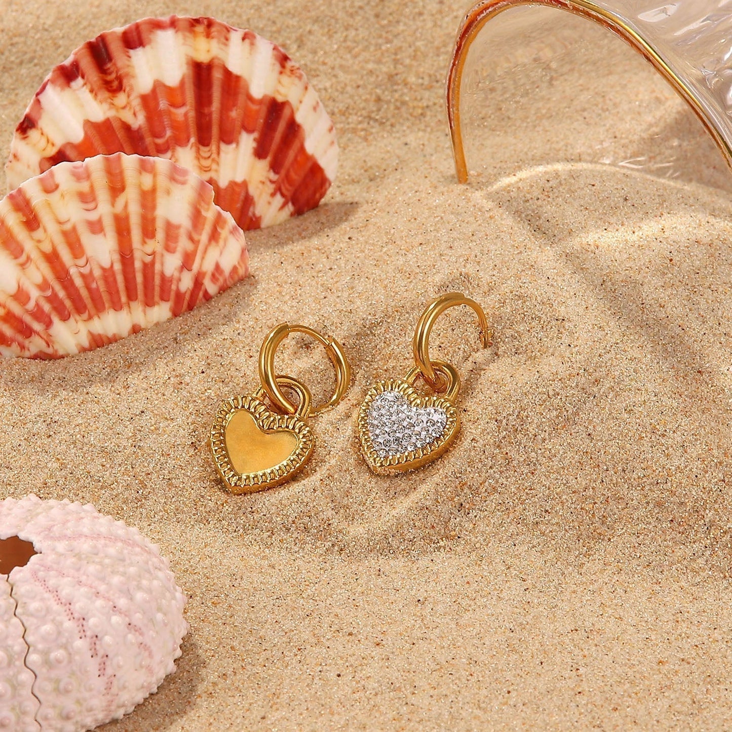 Trendy White Earrings