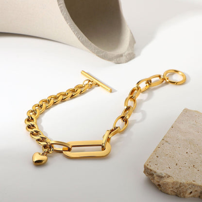 Geometric Chain Bracelets