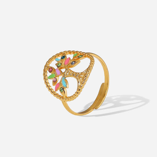 Flamboyant Colorful Ring